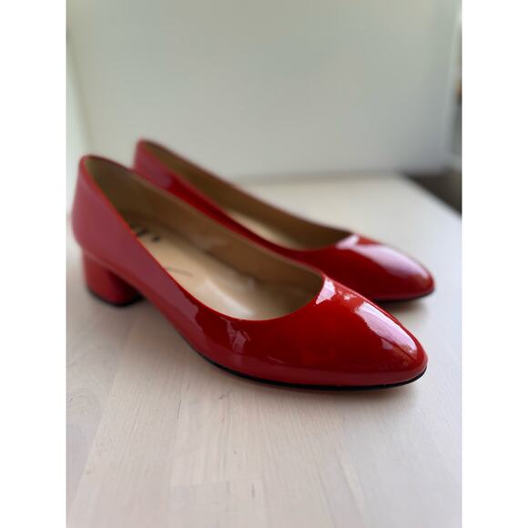ANDREA CARRANO Fibbieta Pretty Pump in Red Patent Leather size 38 - Picture 14 of 15
